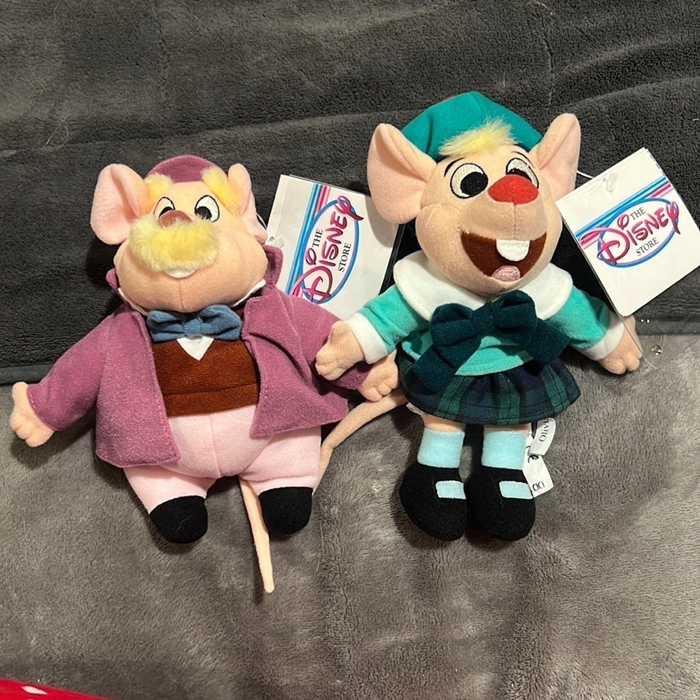 Vintage Disney store, Dr. Dawson and Olivia beanbag.